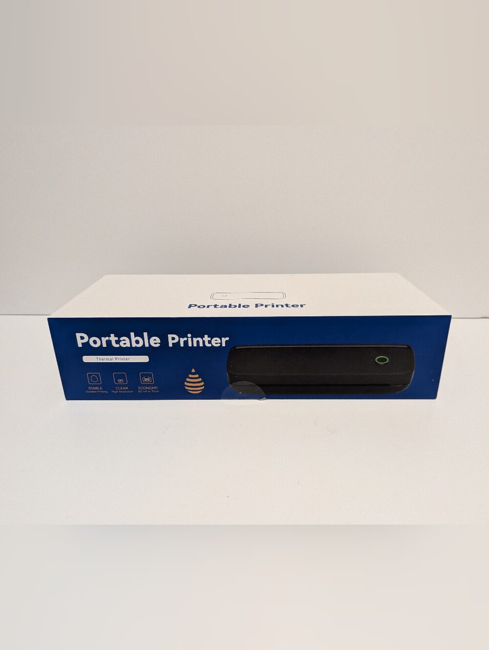 Portable Thermal Printer Wireless for Travel Bluetooth Printer Support Letter/A4
